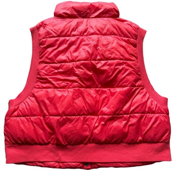 Aerie Offline Calypso Puffer Vest Outdoors Sleeveless Cropped Red Size XL - Picture 7 of 7